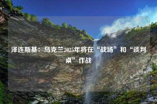 泽连斯基：乌克兰2025年将在“战场”和“谈判桌”作战