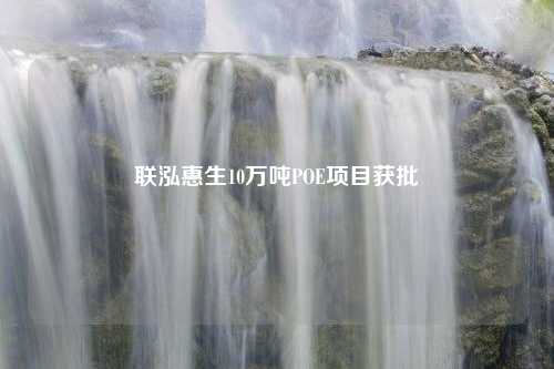 联泓惠生10万吨POE项目获批