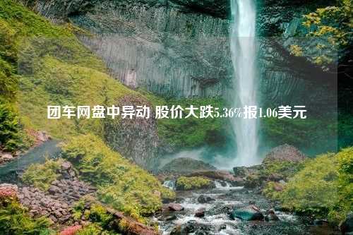 团车网盘中异动 股价大跌5.36%报1.06美元