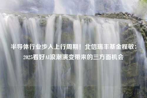 半导体行业步入上行周期！北信瑞丰基金程敏：2025看好AI浪潮演变带来的三方面机会